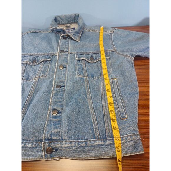Vintage Hard Rock Cafe Jacket Mens Small Jean Denim Trucker Niagara Falls - Picture 9 of 9